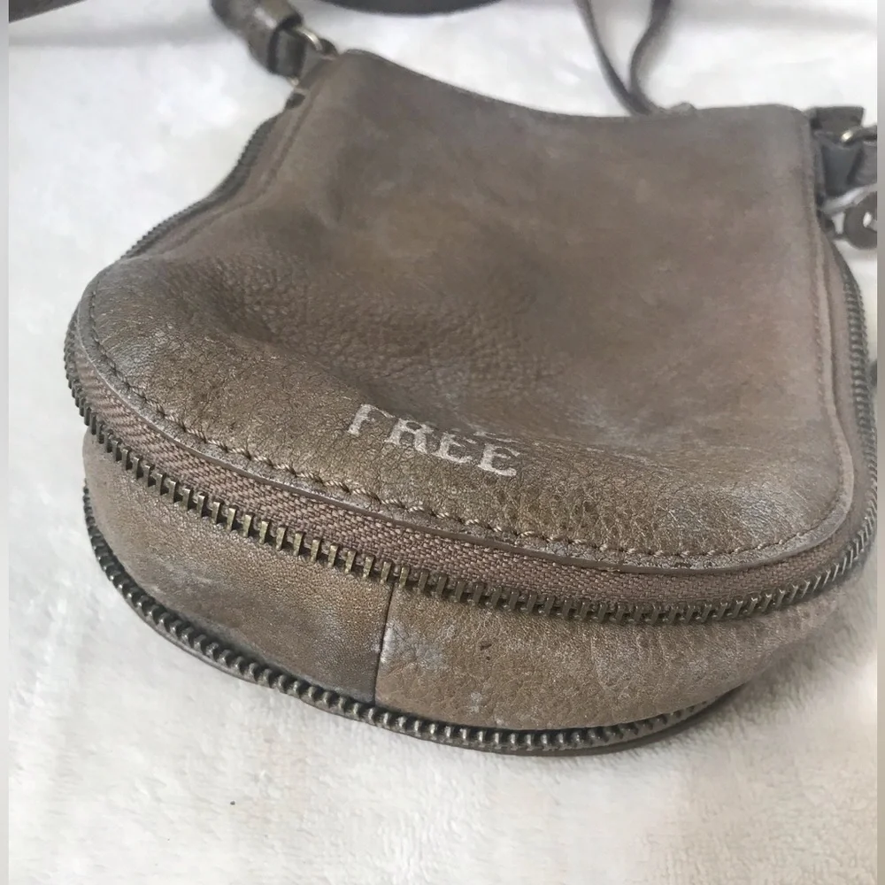 We The Free Brown Crossbody Phone Pouch